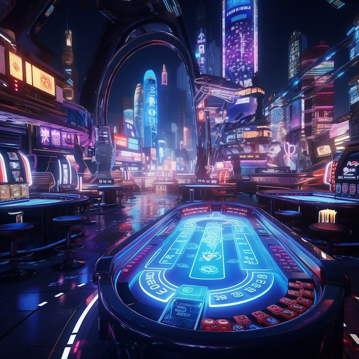 Baccarat live dealer table with card layout and betting positions